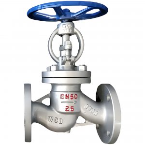 截止閥J41H-25\DN50介質為高溫蒸汽及水，溫